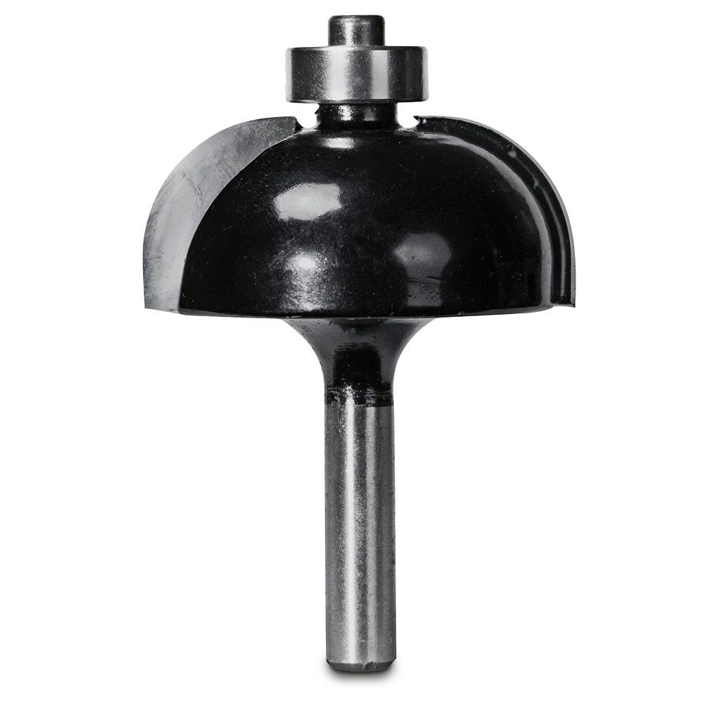 CARBITOOL Router Bit TCT Cove Bit w.Bearing 1 2inch -Radius 1 4inch -Shank T 716 B