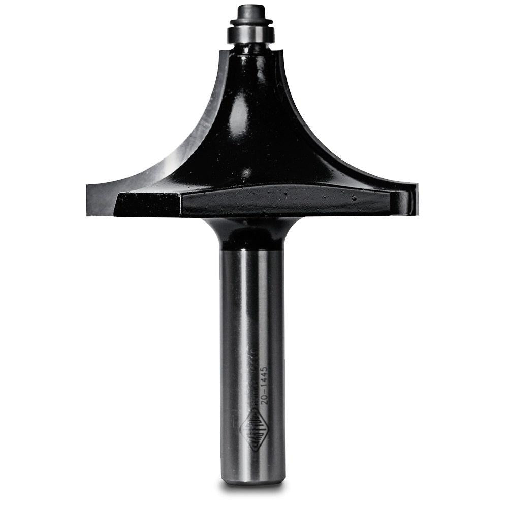 CARBITOOL Router Bit TCT Beading w.Bearing 1inch -Radius 1 2inch -Shank T 632 B 1 2