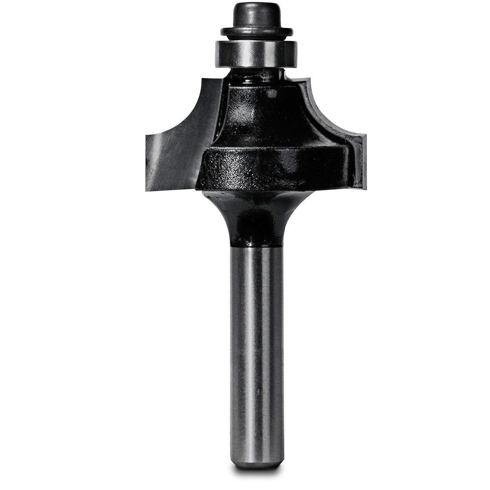 CARBITOOL Router Bit TCT Beading Bit w.Bearing 1 4inch -Radius 1 4inch -Shank T 608 B