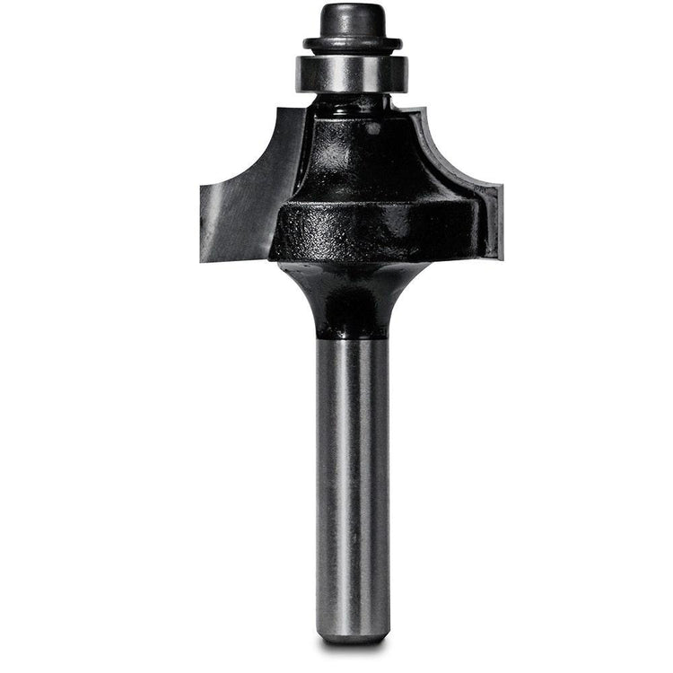 CARBITOOL Router Bit TCT Beading Bit w.Bearing 1 4inch -Radius 1 4inch -Shank T 608 B