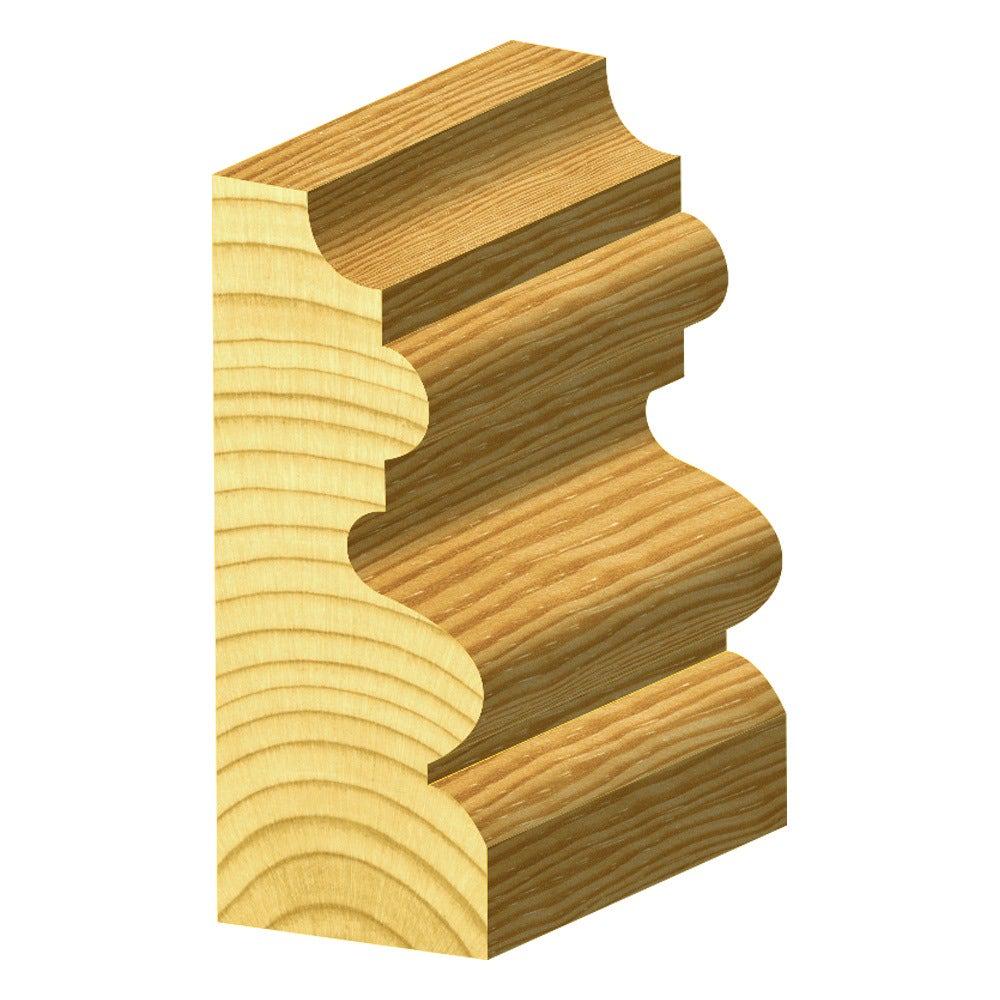 CARBITOOL Router Bit TCT Face Moulding w.Bearing 1.5 8inch -Diameter 1 2inch -Shank TFM 60 B 1 2