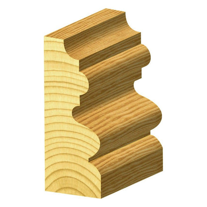 CARBITOOL Router Bit TCT Face Moulding w.Bearing 1.5 8inch -Diameter 1 2inch -Shank TFM 60 B 1 2