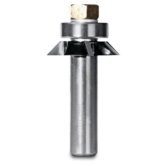 CARBITOOL Router Bit TCT 45-Degree Bevel High Performance 4-Flute 1 2inch -Shank TA 194.45 B 1 2