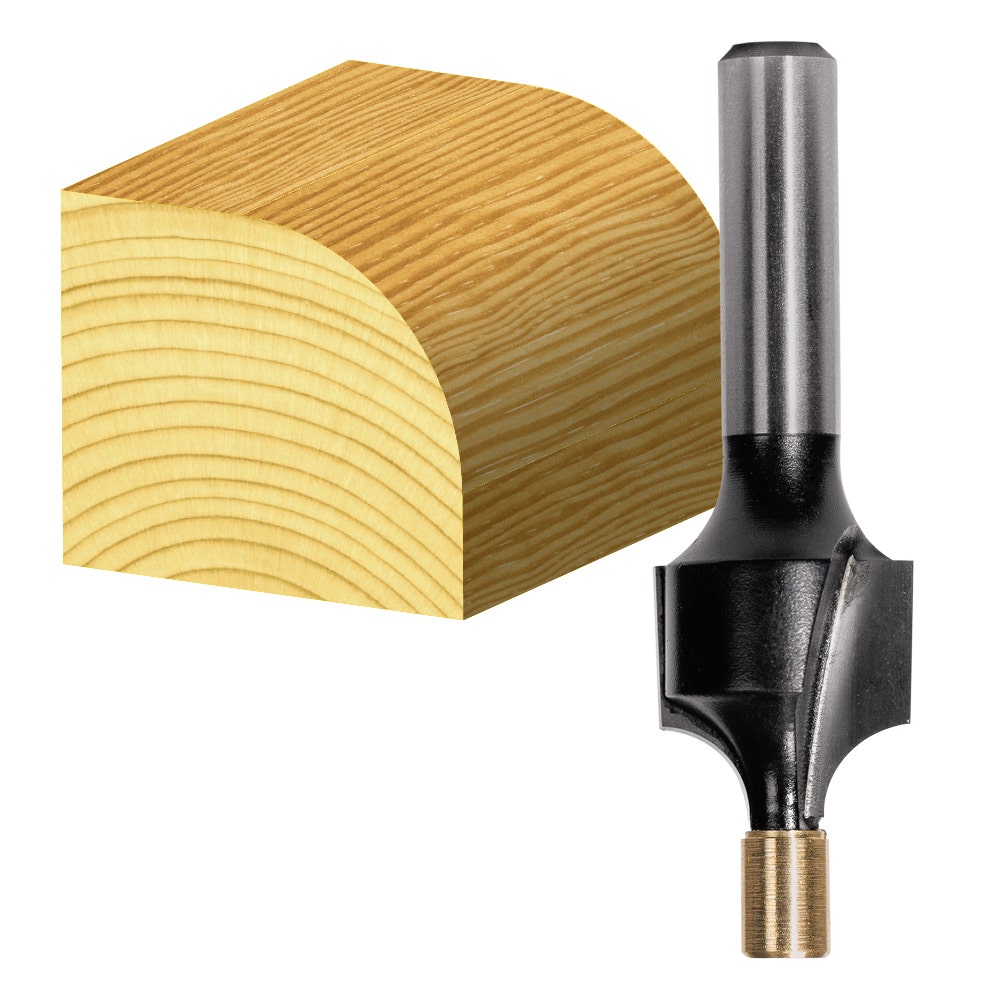 CARBITOOL Router Bit TCT Rounding Over 3 16inch -Radius 1 4inch -Shank T 506