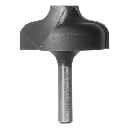 CARBITOOL Router Bit TCT Ogee Wide Flat Bottom 1 4inch -Radius 1 2inch Flat 1 4inch -Shank TW 7509