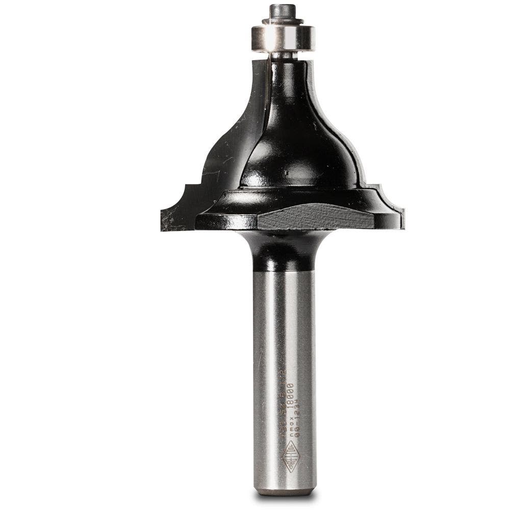 CARBITOOL Router Bit TCT Beading Ogee w.Bearing 3 16inch and 1 2inch -Radius 1 2inch -Shank TBO 50 B 1 2