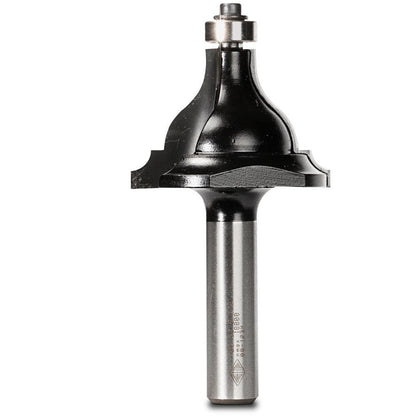 CARBITOOL Router Bit TCT Beading Ogee w.Bearing 3 16inch and 1 2inch -Radius 1 2inch -Shank TBO 50 B 1 2
