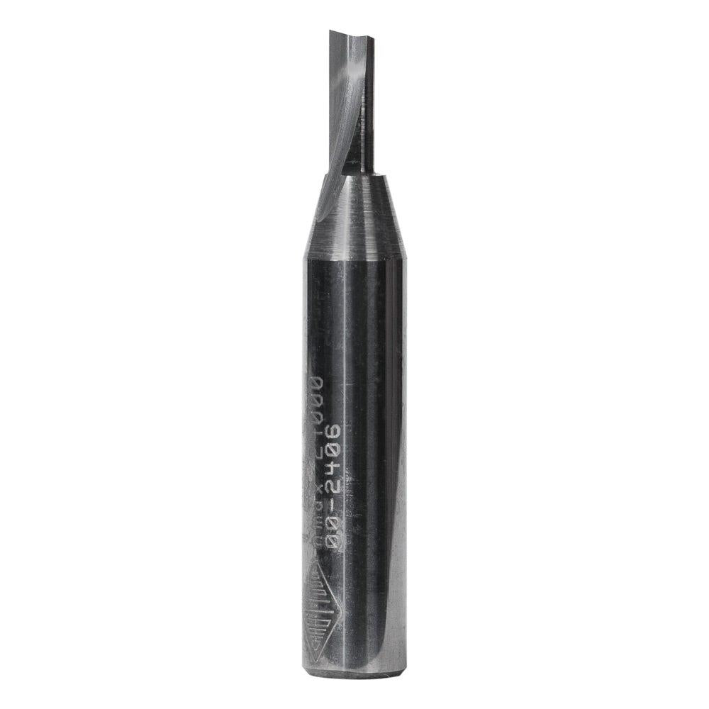 CARBITOOL Router Bit Solid Carbide Straight 1 8inch -Diameter 1 4inch -Shank T 204 S