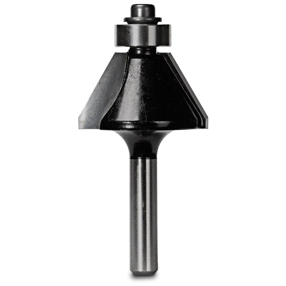 CARBITOOL Router Bit TCT 30-Degree Chamfer Bit 1.1 8inch -Diameter 1 4inch -Shank T 8130 B