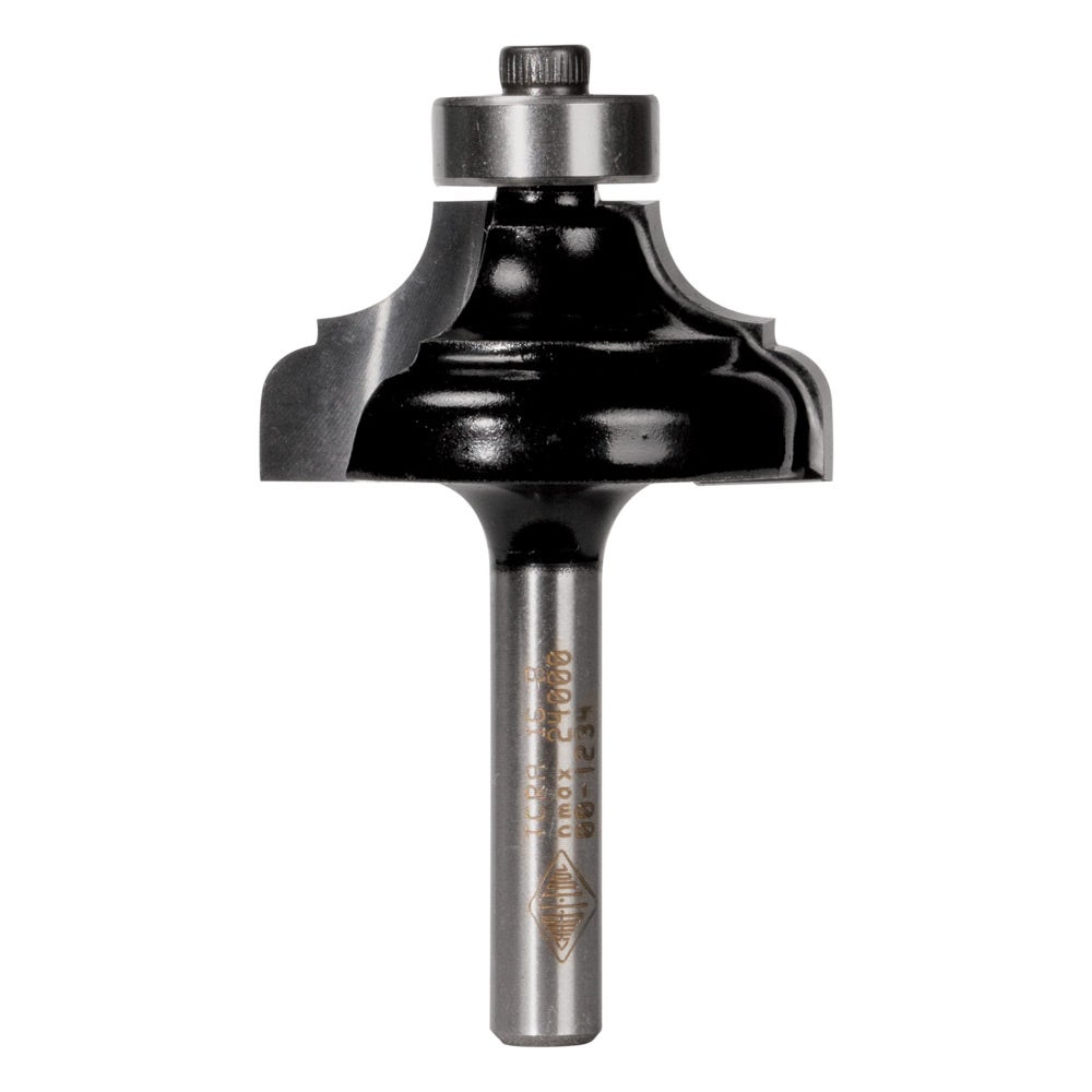CARBITOOL Router Bit TCT Provincial w.Bearing 1 4inch and 1 8inch -Radius 1 4inch -Shank TCRA 16 B