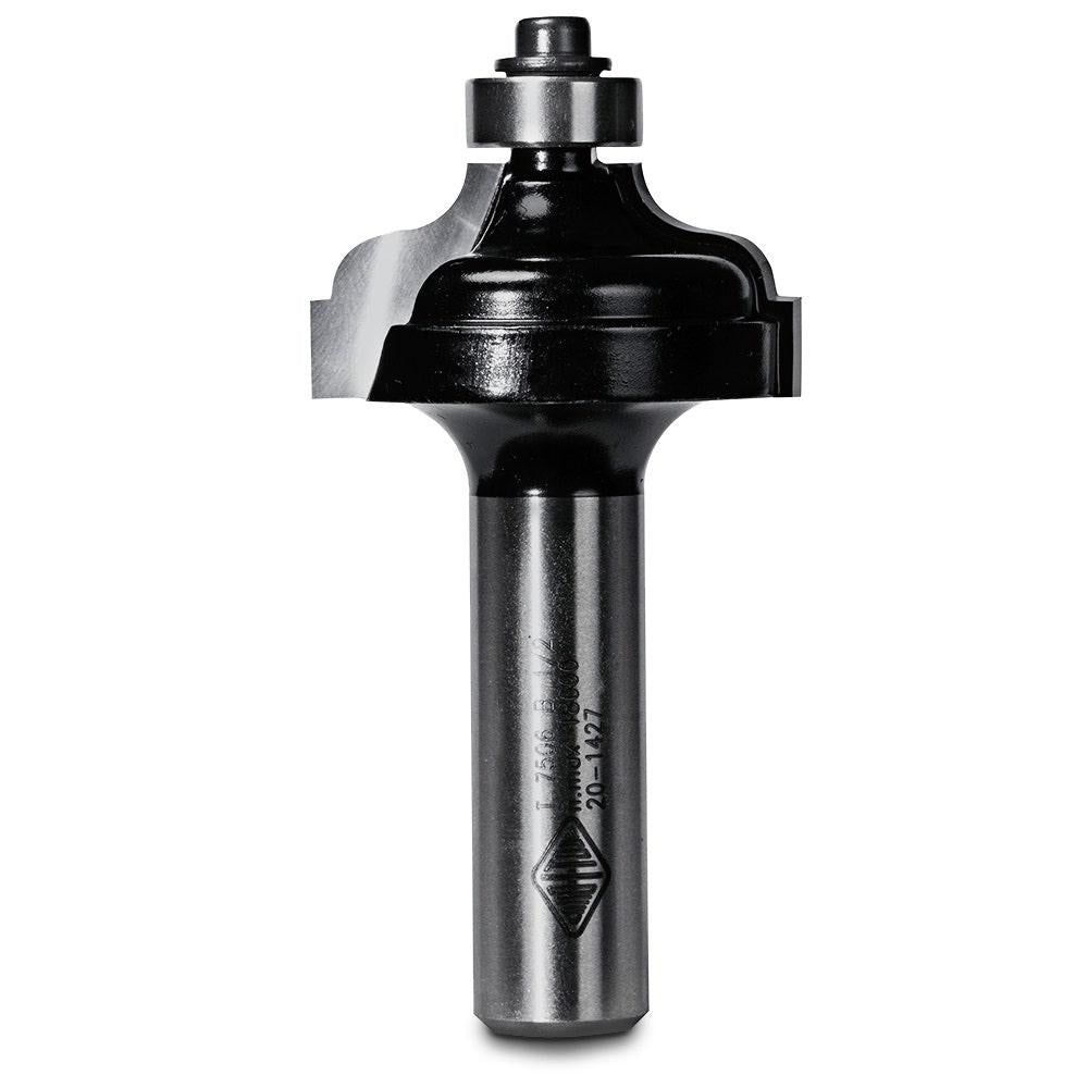 CARBITOOL Router Bit TCT Ogee w.Bearing 3 16inch -Radius 1 2inch -Shank T 7506 B 1 2