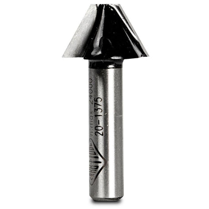 CARBITOOL Router Bit TCT 30-Degree Bevel Trim 5 8-Diameter 1 4inch -Shank TBDX 30