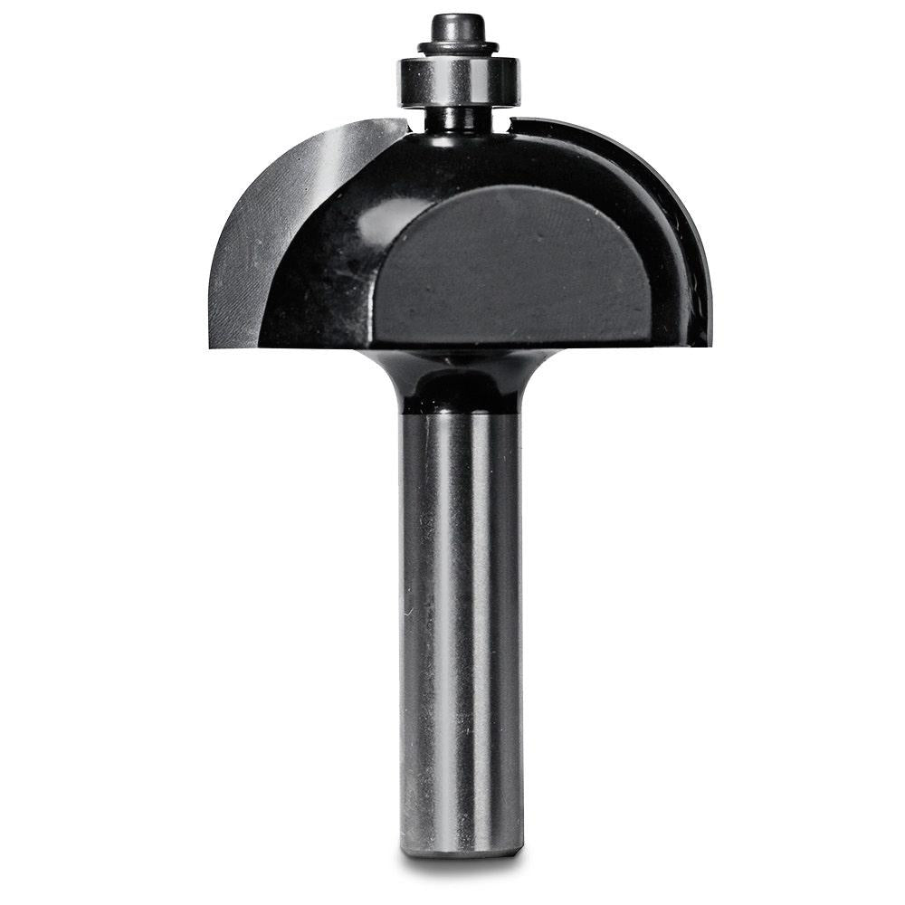 CARBITOOL Router Bit TCT Cove w.Bearing 3 4inch -Radius 1 2inch -Shank T 724 B 1 2