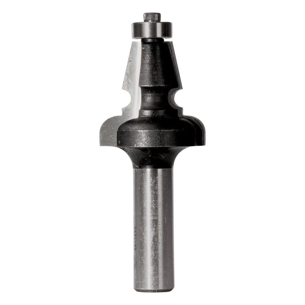 CARBITOOL Router Bit TCT Face Moulding w.Bearing 1.1 4inch -Diameter 1 2inch -Shank TFM 03 B 1 2