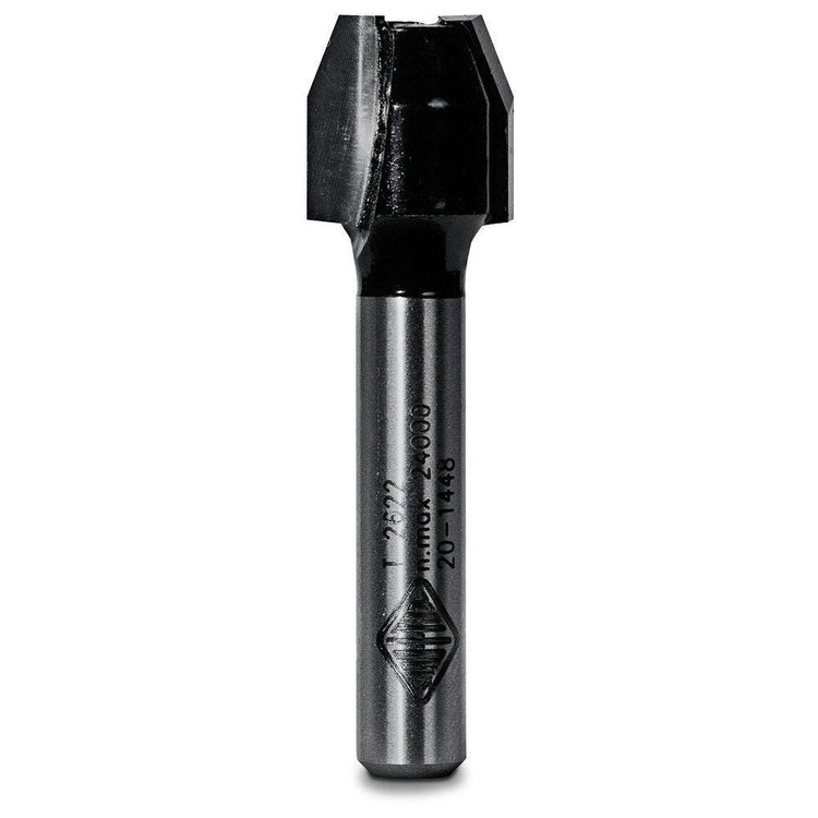 CARBITOOL Router Bit TCT Flush and 22-Degree Bevel Trimming 1 4inch -Shank T 2622