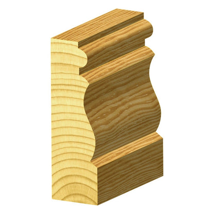 CARBITOOL Router Bit TCT Face Moulding 1.1 8inch -Diameter 1 2inch -Shank TFM 54 B 1 2