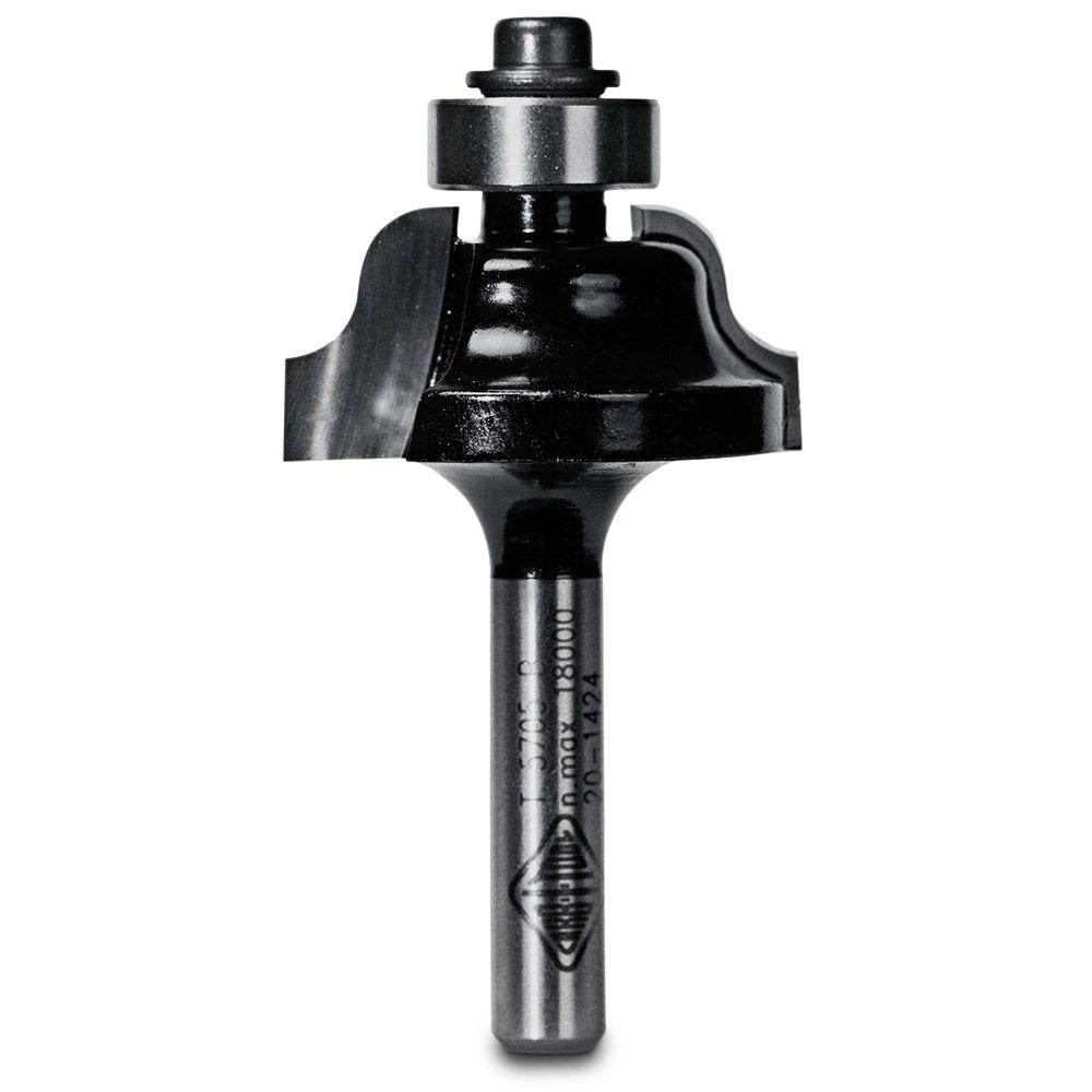 CARBITOOL Router Bit TCT Roman Ogee w.Bearing 5 32inch -Radius 1 4inch -Shank T 5705 B