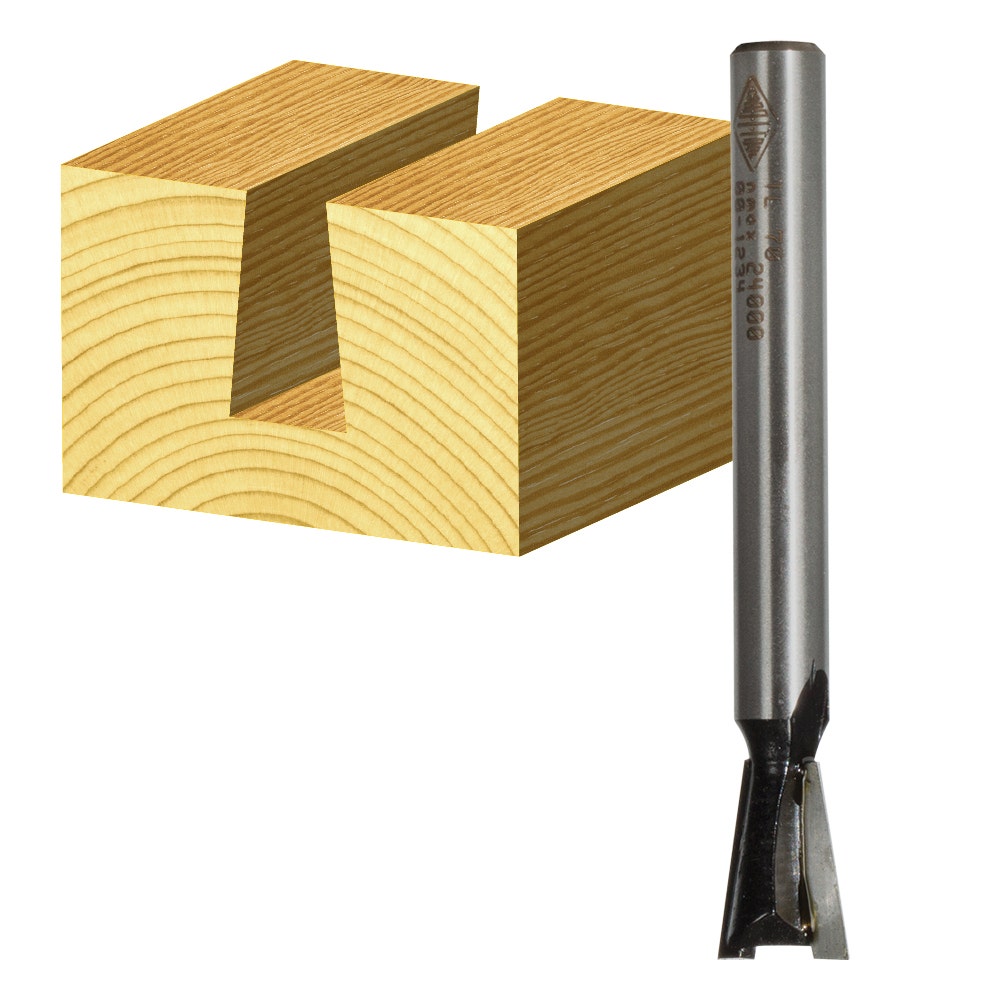 CARBITOOL Router Bit TCT Straight 5 16inch -Diameter 1 4inch -Shank TL 140
