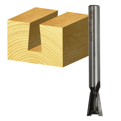 CARBITOOL Router Bit TCT Straight 5 16inch -Diameter 1 4inch -Shank TL 140