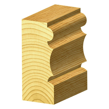 CARBITOOL Router Bit TCT Face Moulding w.Bearing 24mm-Diameter 1 2inch -Shank TFM 18 B 1 2