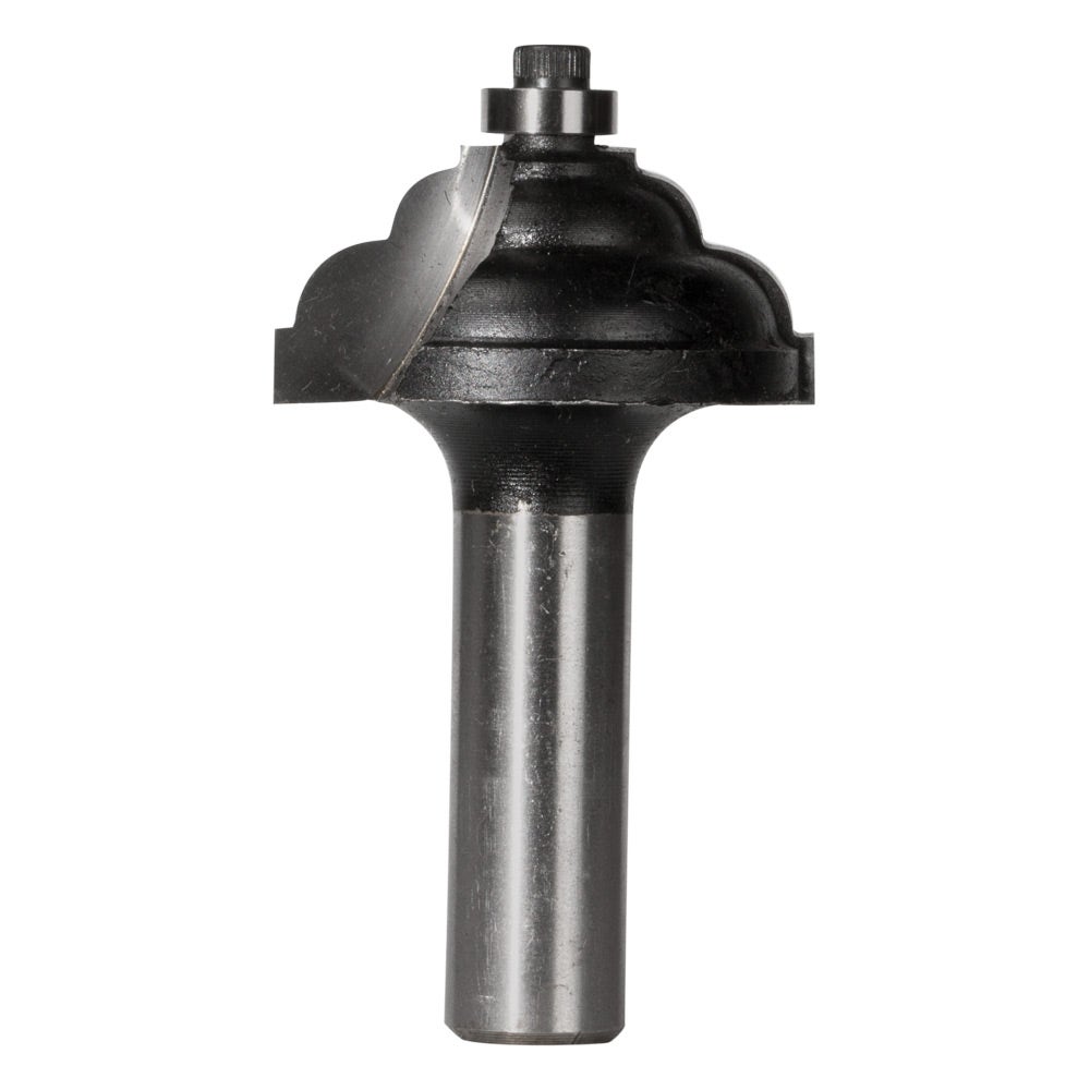 CARBITOOL Router Bit TCT Double Coves 3 16inch and 1 4inch -Radius 1 2inch -Shank TDC 706 B 1 2
