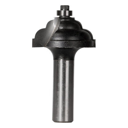 CARBITOOL Router Bit TCT Double Coves 3 16inch and 1 4inch -Radius 1 2inch -Shank TDC 706 B 1 2