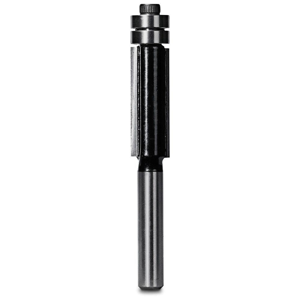 CARBITOOL Router Bit TCT Flush Trim Bit w.Bearing 3 8inch -Diameter 1 4inch -Shank T 8012 BB