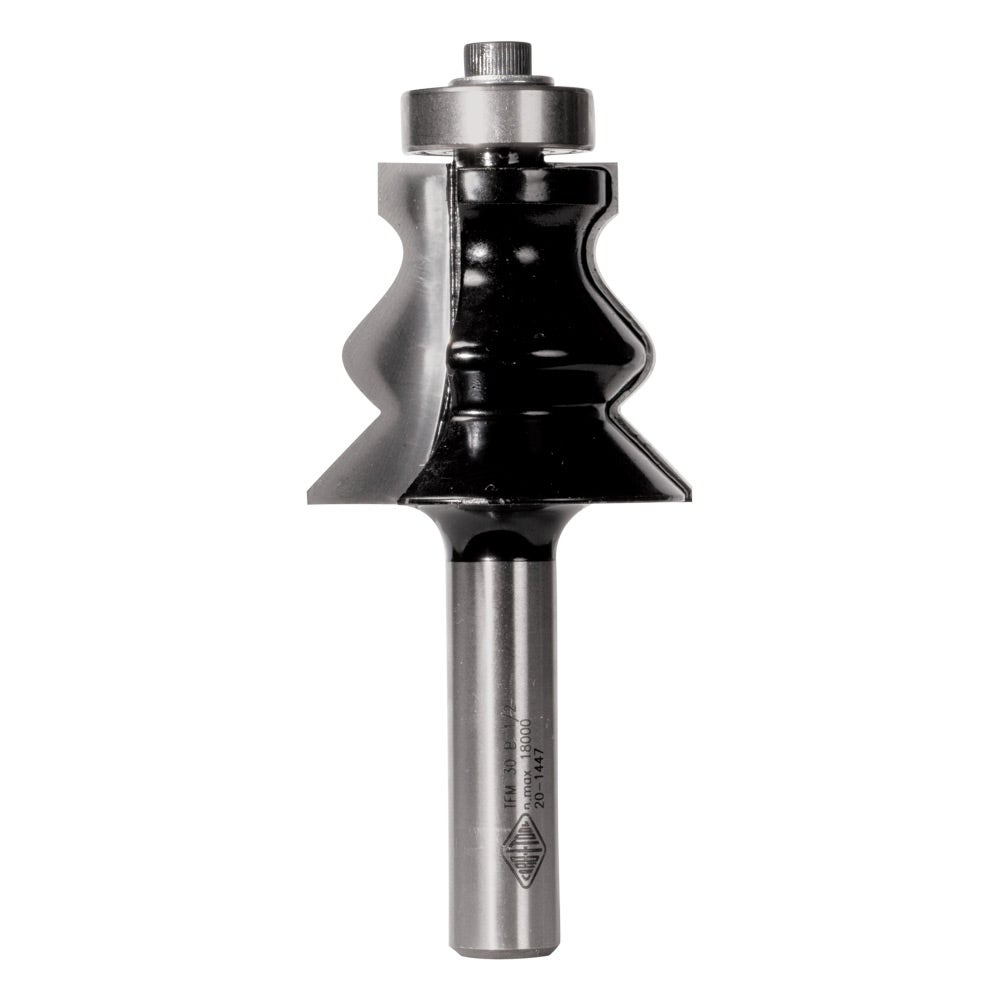 CARBITOOL Router Bit TCT Face Moulding 1.3 4inch -Diameter 1 2inch -Shank TFM 30 B 1 2