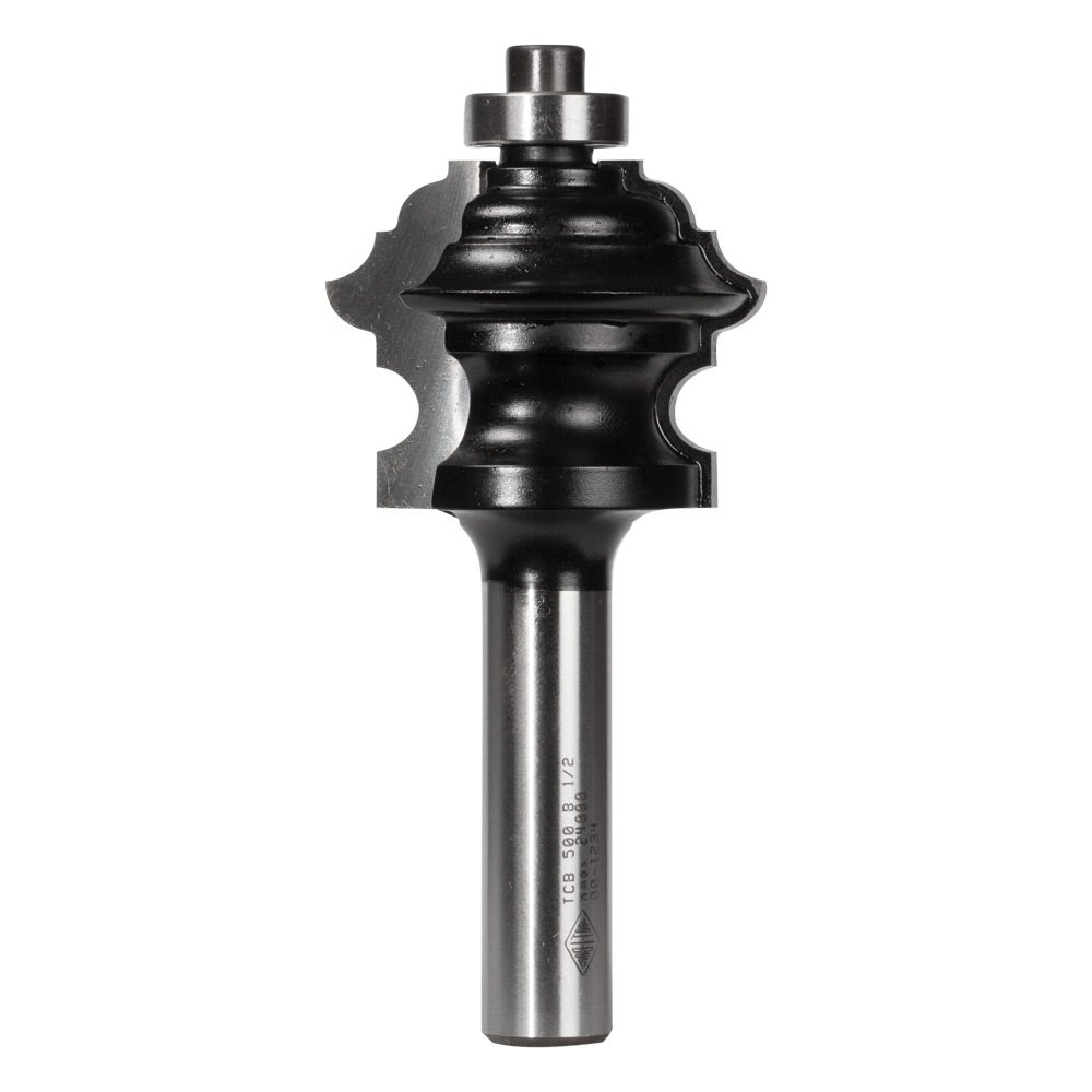 CARBITOOL Router Bit TCT Multiform Combination w.Bearing 41.9mm-Diameter 1 2inch -Shank TCB 600 B 1 2