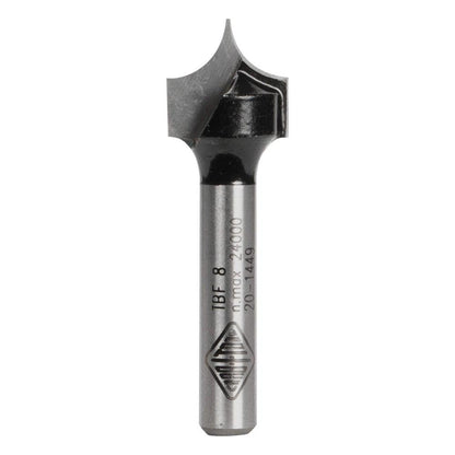 CARBITOOL Router Bit TCT Fine Point Beading Bit 1 4inch -Radius 1 4inch -Shank TBF 8