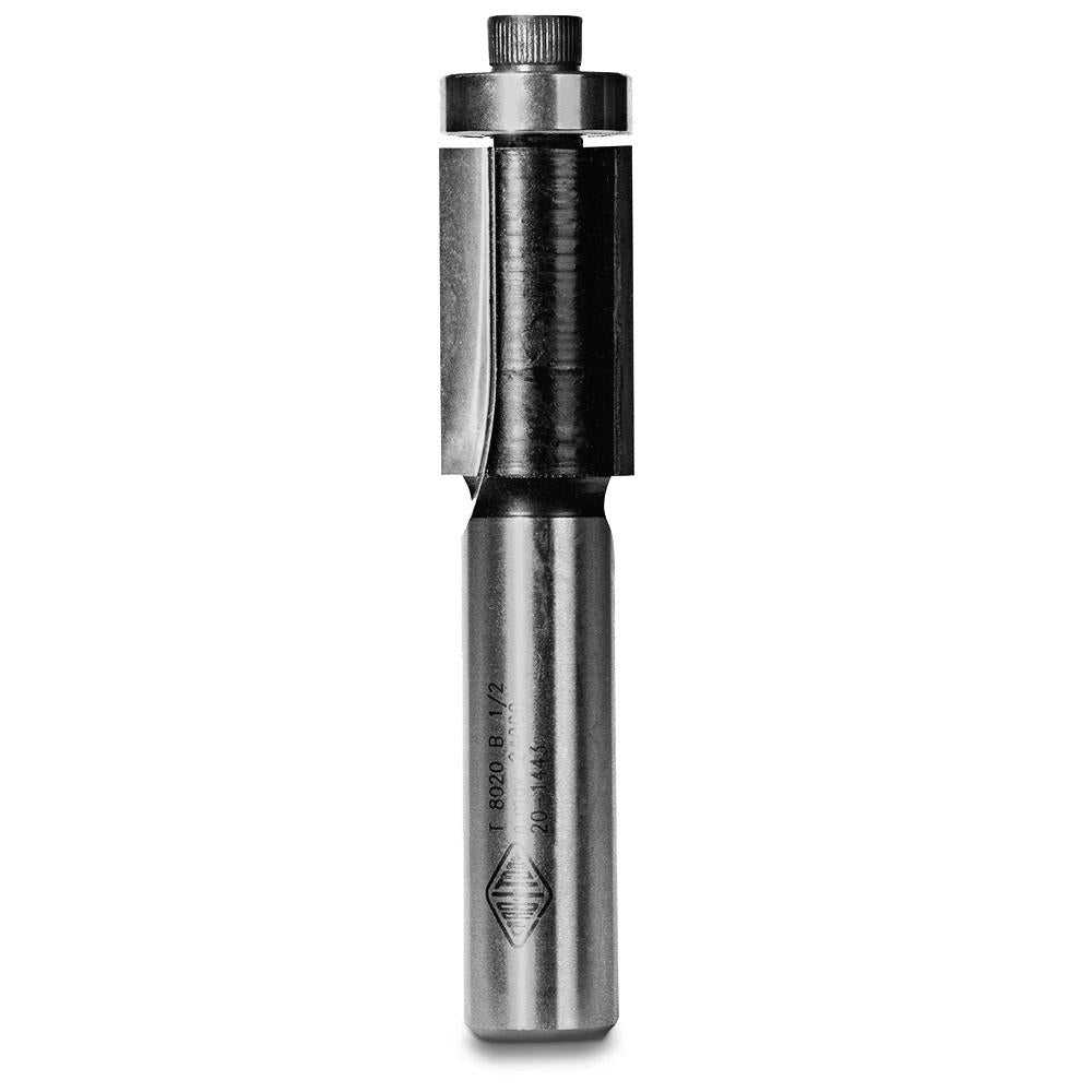 CARBITOOL Router Bit TCT Flush Trim w.Bearing 5 8inch -Diameter 1 2inch -Shank T 8020 B 1 2