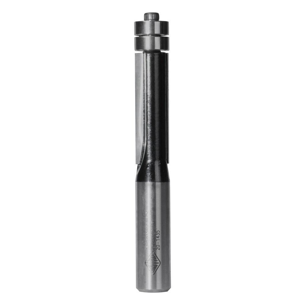 CARBITOOL Router Bit TCT Long Flush Trim w.Bearing 1 2inch -Diameter 1 2inch -Shank TX 8016 BB 1 2