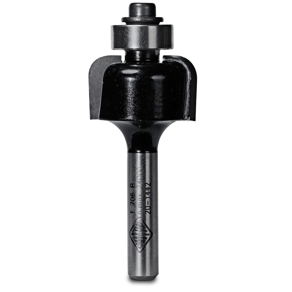 CARBITOOL Router Bit TCT Cove w.Bearing 3 16inch -Radius 1 4inch -Shank T 706 B