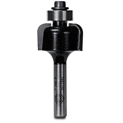 CARBITOOL Router Bit TCT Cove w.Bearing 3 16inch -Radius 1 4inch -Shank T 706 B