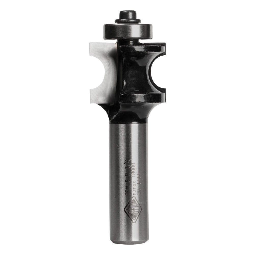 CARBITOOL Router Bit TCT Bullnose w.Bearing 10.3mm 1 2inch -Shank TBN 6 B 1 2