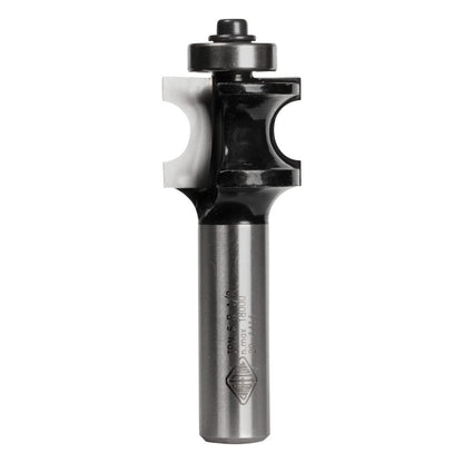 CARBITOOL Router Bit TCT Bullnose w.Bearing 10.3mm 1 2inch -Shank TBN 6 B 1 2