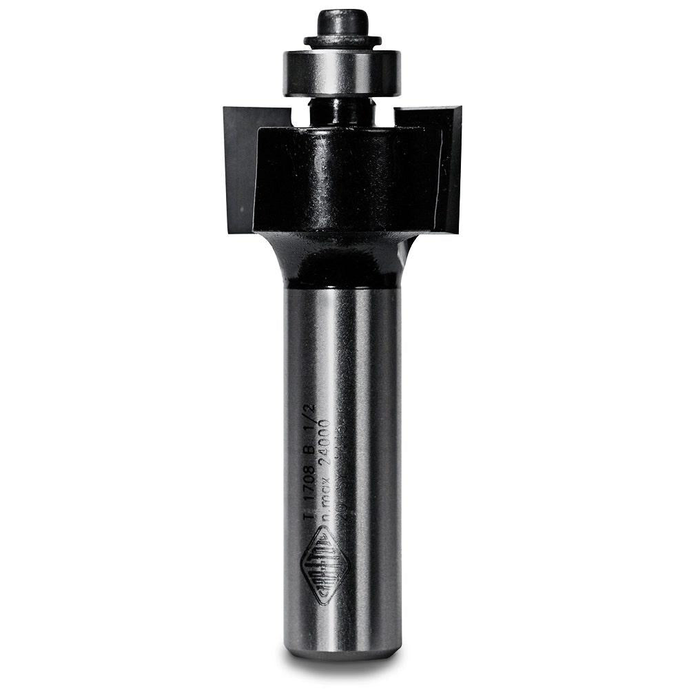 CARBITOOL Router Bit TCT Rebating 1 4inch Rebate 1 2inch -Shank T 1708 B 1 2