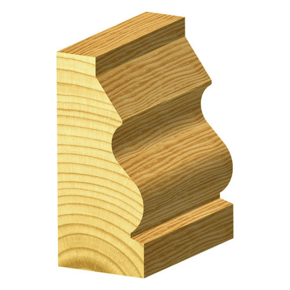 CARBITOOL Router Bit TCT Face Moulding 1.3 4inch -Diameter 1 2inch -Shank TFM 32 B 1 2