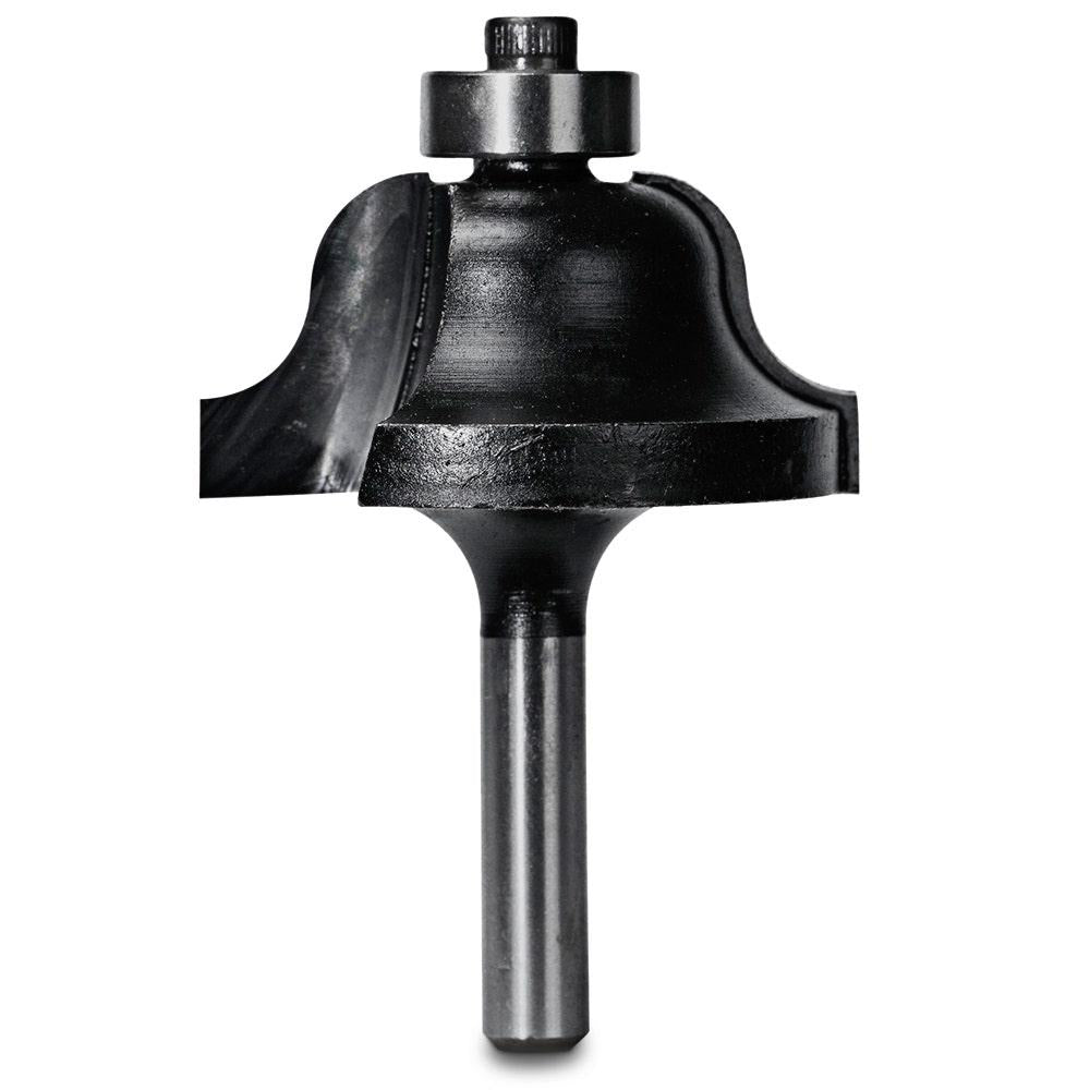 CARBITOOL Router Bit TCT Roman Ogee w.Bearing 1 4inch -Radius 1 4inch -Shank T 5708 B