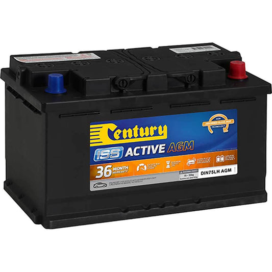 CENTURY DIN75LH AGM ISS Car Battery 106124