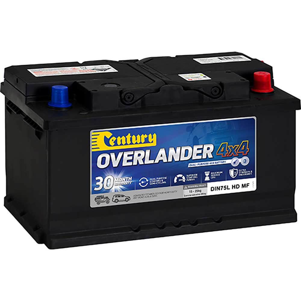 CENTURY DIN75L HD MF 4WD Overlander Car Battery 125139
