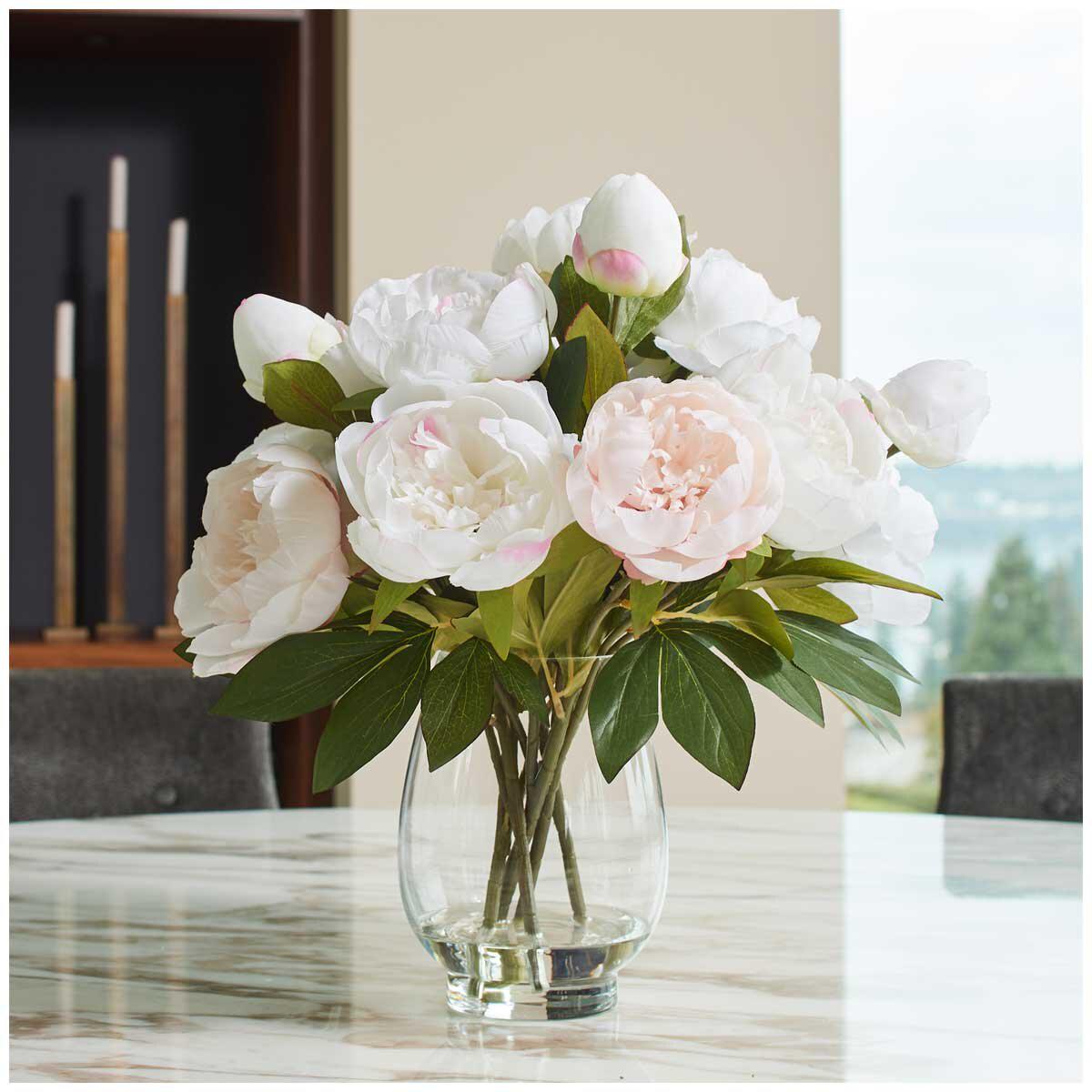 CGH Artificial Peony Arrangement 45cm