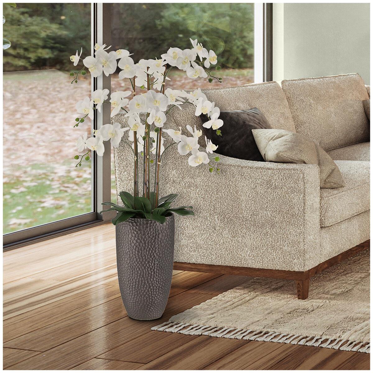 CGH Artificial Phalaenopsis Orchid Arrangement 1.2M White