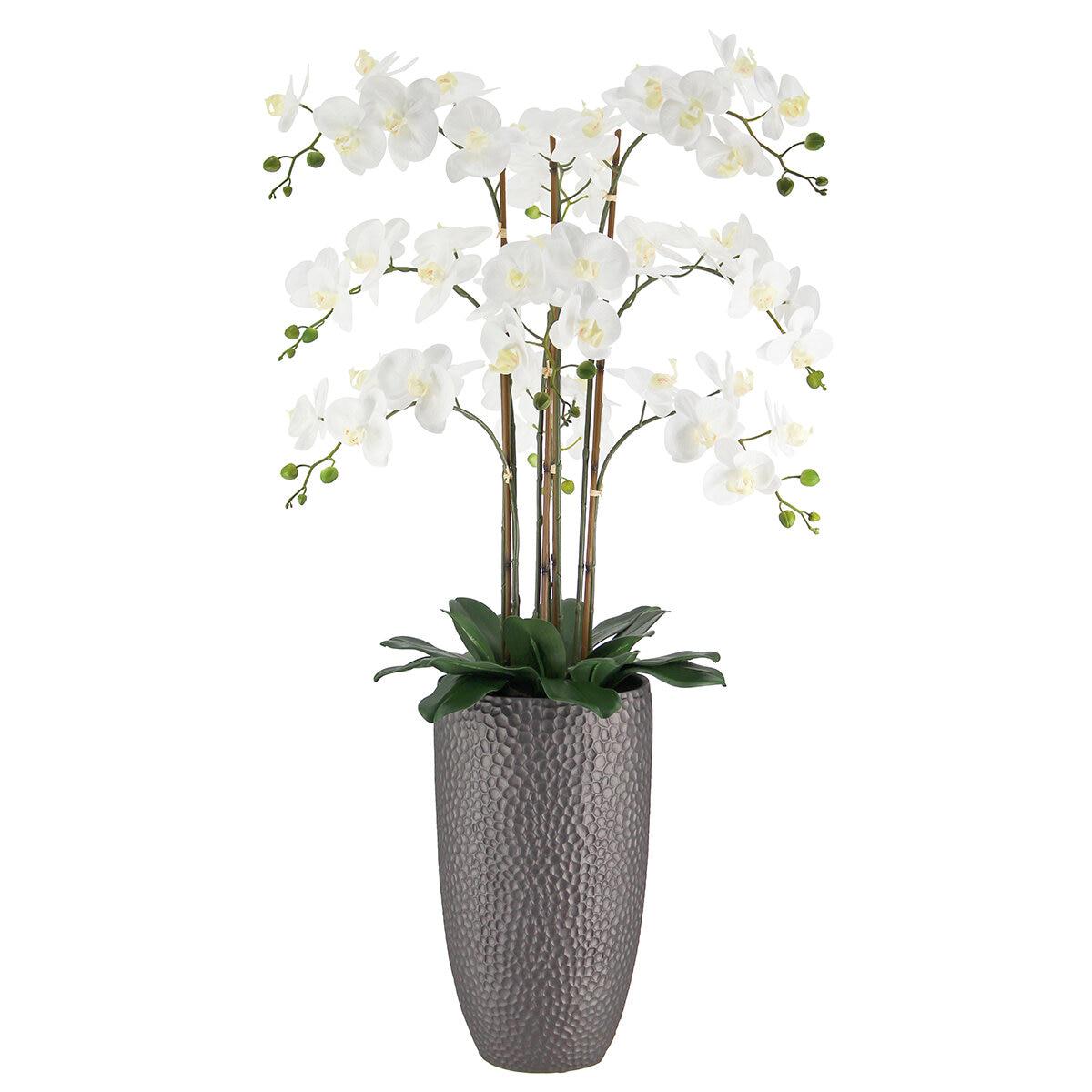 CGH Artificial Phalaenopsis Orchid Arrangement 1.2M White