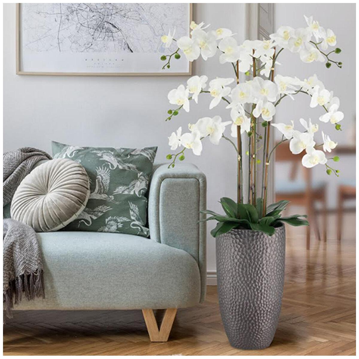 CGH Artificial Phalaenopsis Orchid Arrangement 1.2M White
