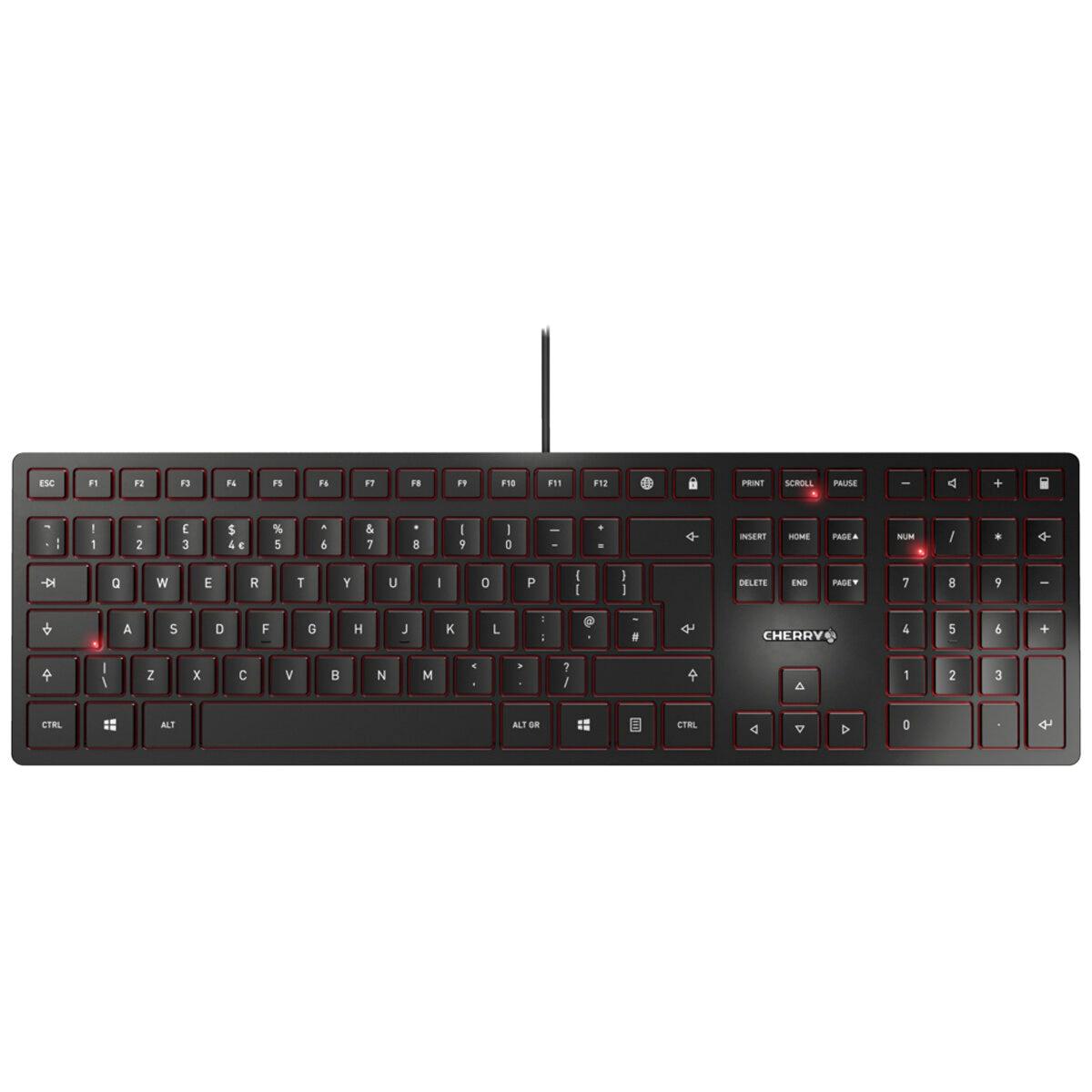 CHERRY KC 6000 SLIM Office Corded Keyboard Black
