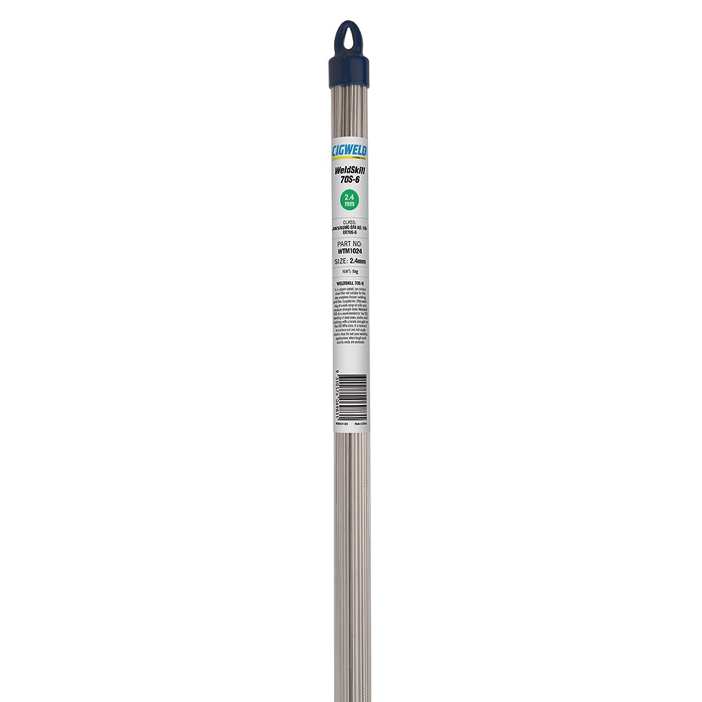 Cigweld Mild Steel TIG Filler Rod, 2.4mm, 1kg Pack - Part WTM1024