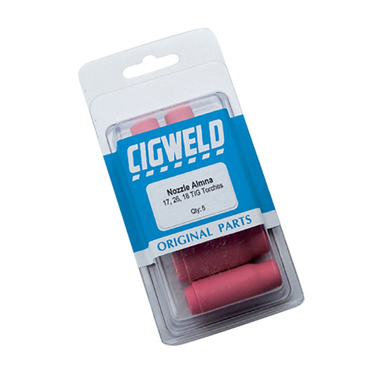 Cigweld TIG Aluminium Nozzle, 12.5mm, 5 Pack - Part BG10N46 R