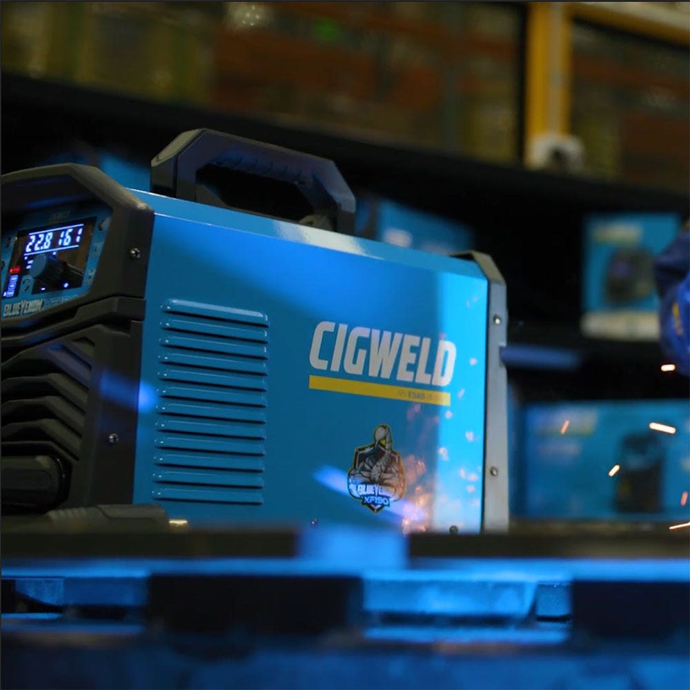 Cigweld Blue Venom XF 190 Multi-Process Welder (MIG/TIG/Stick) - Part W1400190