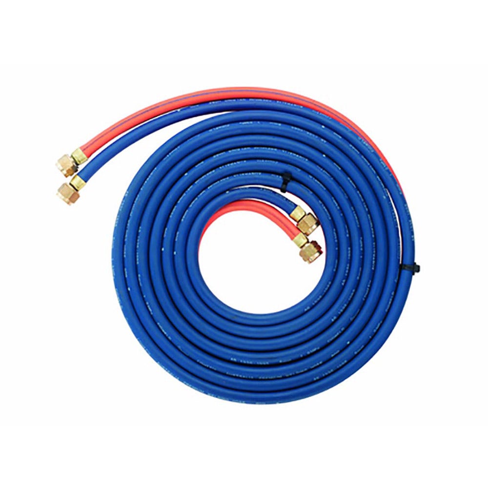 Cigweld Comet Fitted Twin Hose, Oxy-Acet, 15m, With Fittings - Part 308624